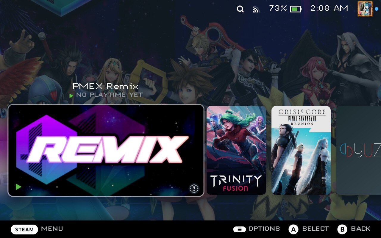 PM EX Remix artwork on Steam