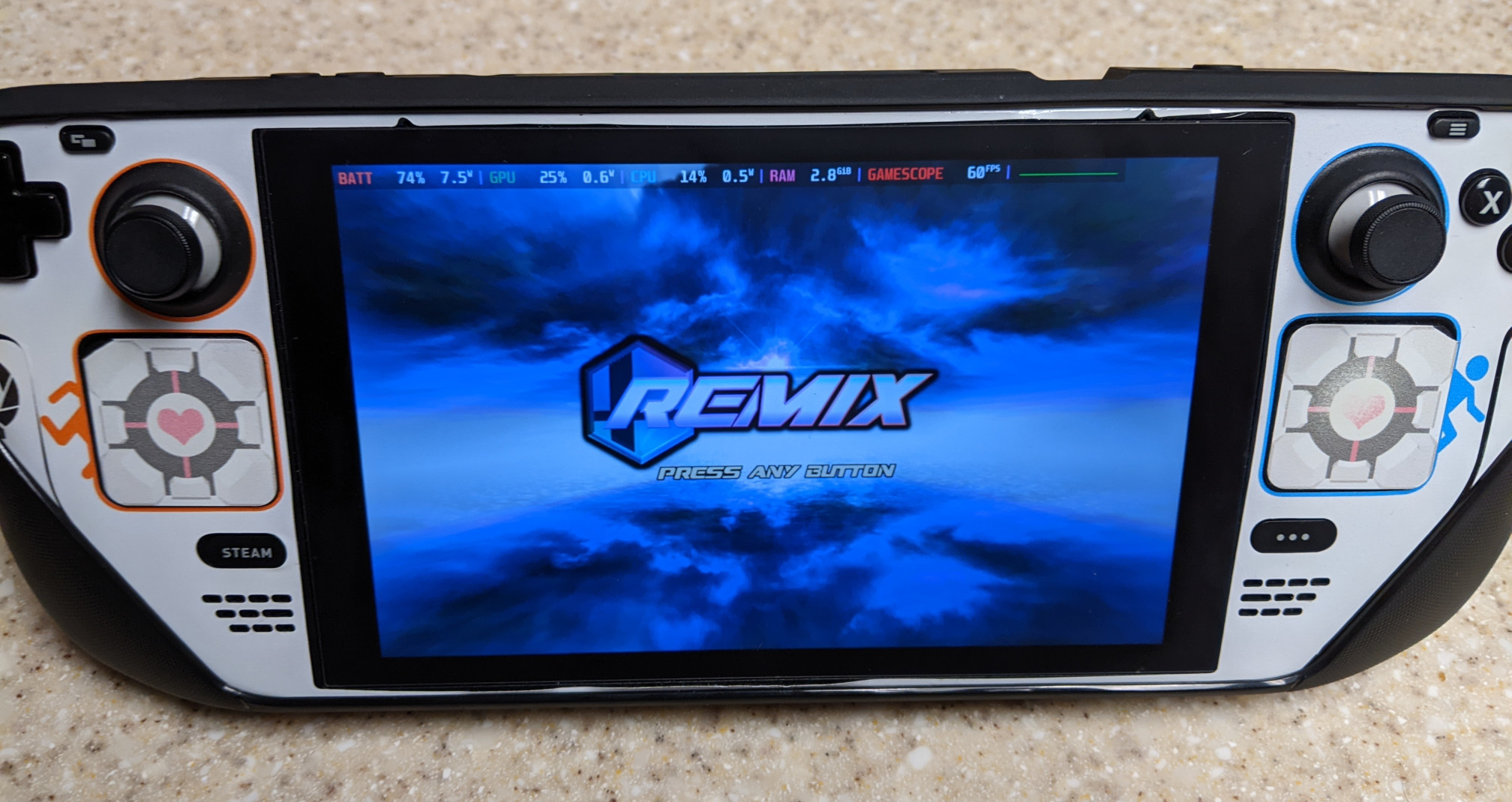 PM EX Remix running on Deck