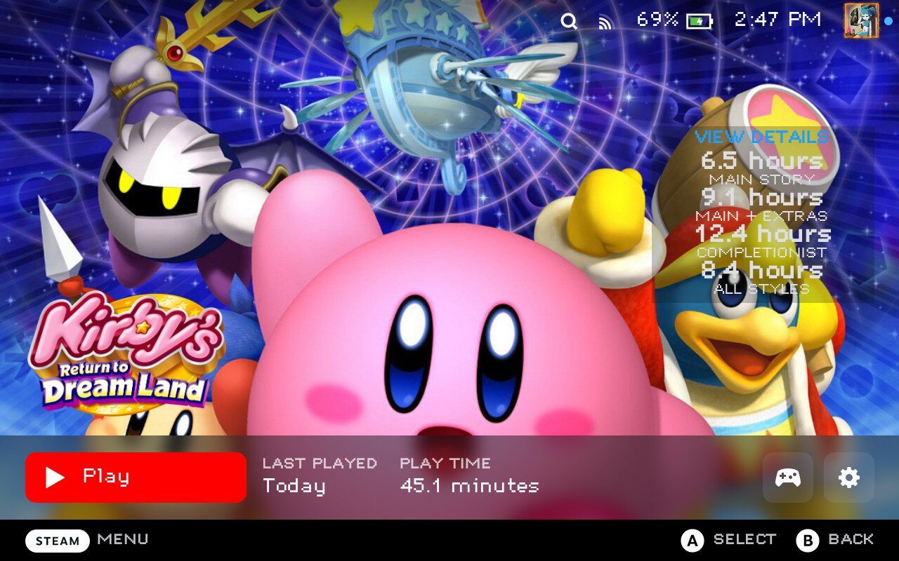 Kirby's Return to Dreamland Deluxe Looking Great on Deck!