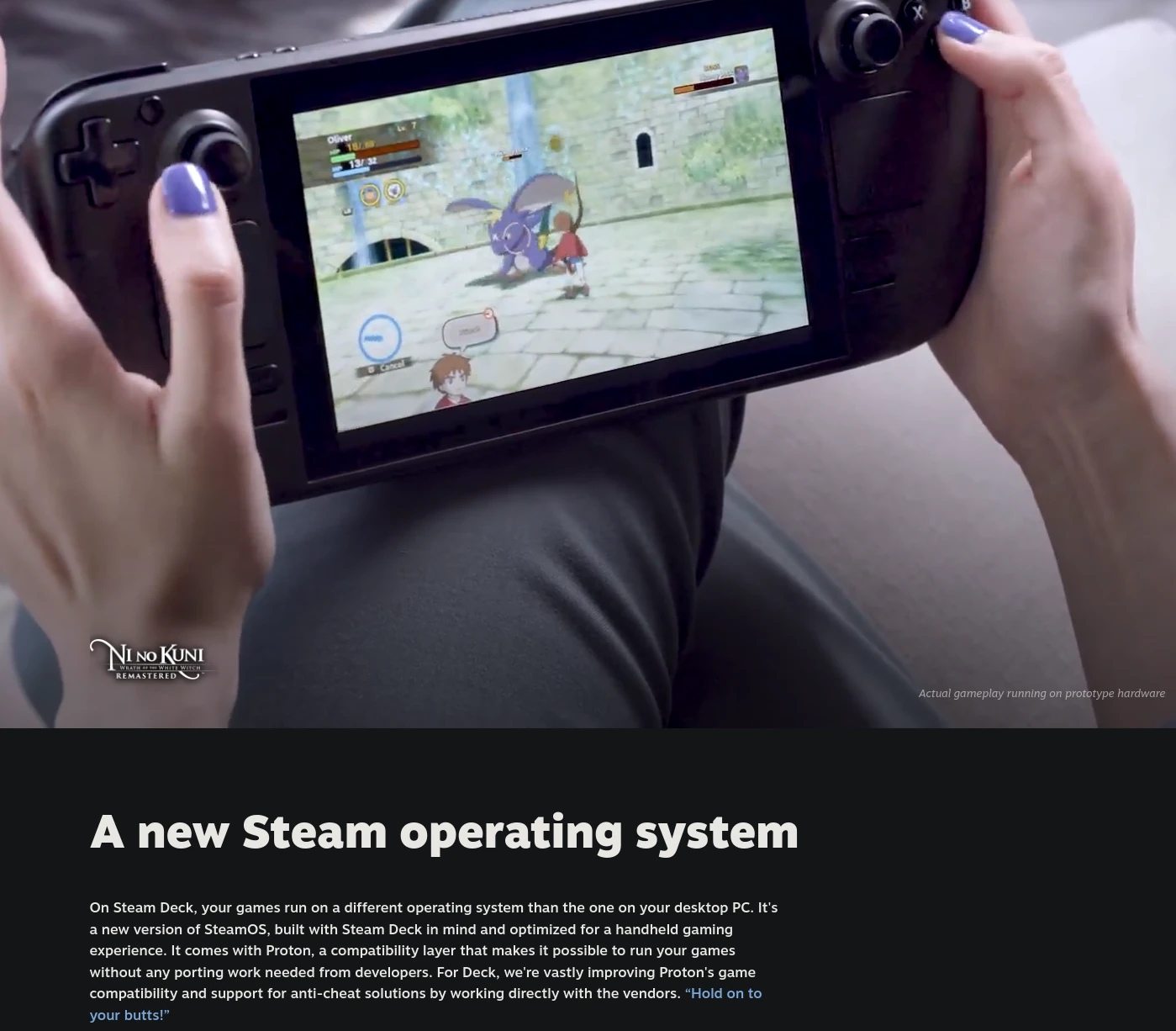 Steam Deck - no porting required