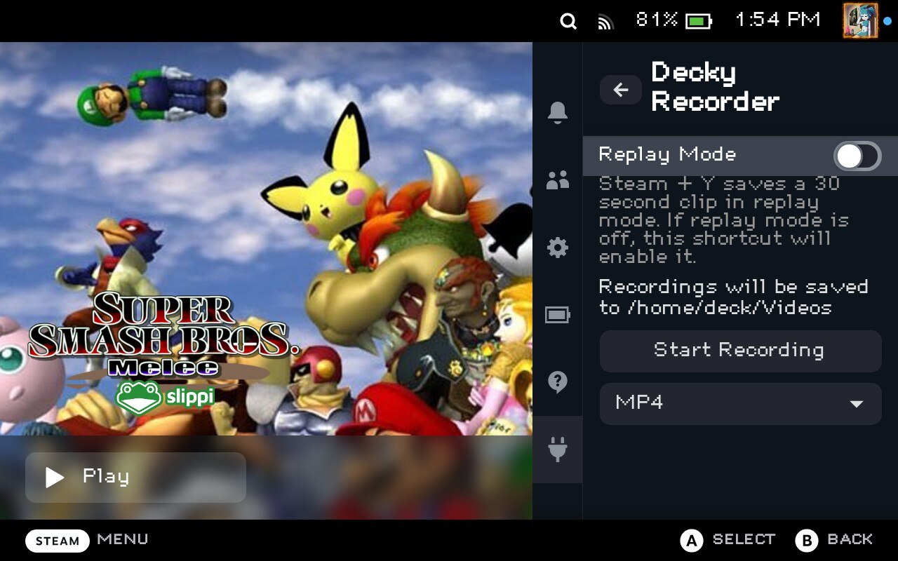 Cover Image Decky Recorder Adds Replay Mode