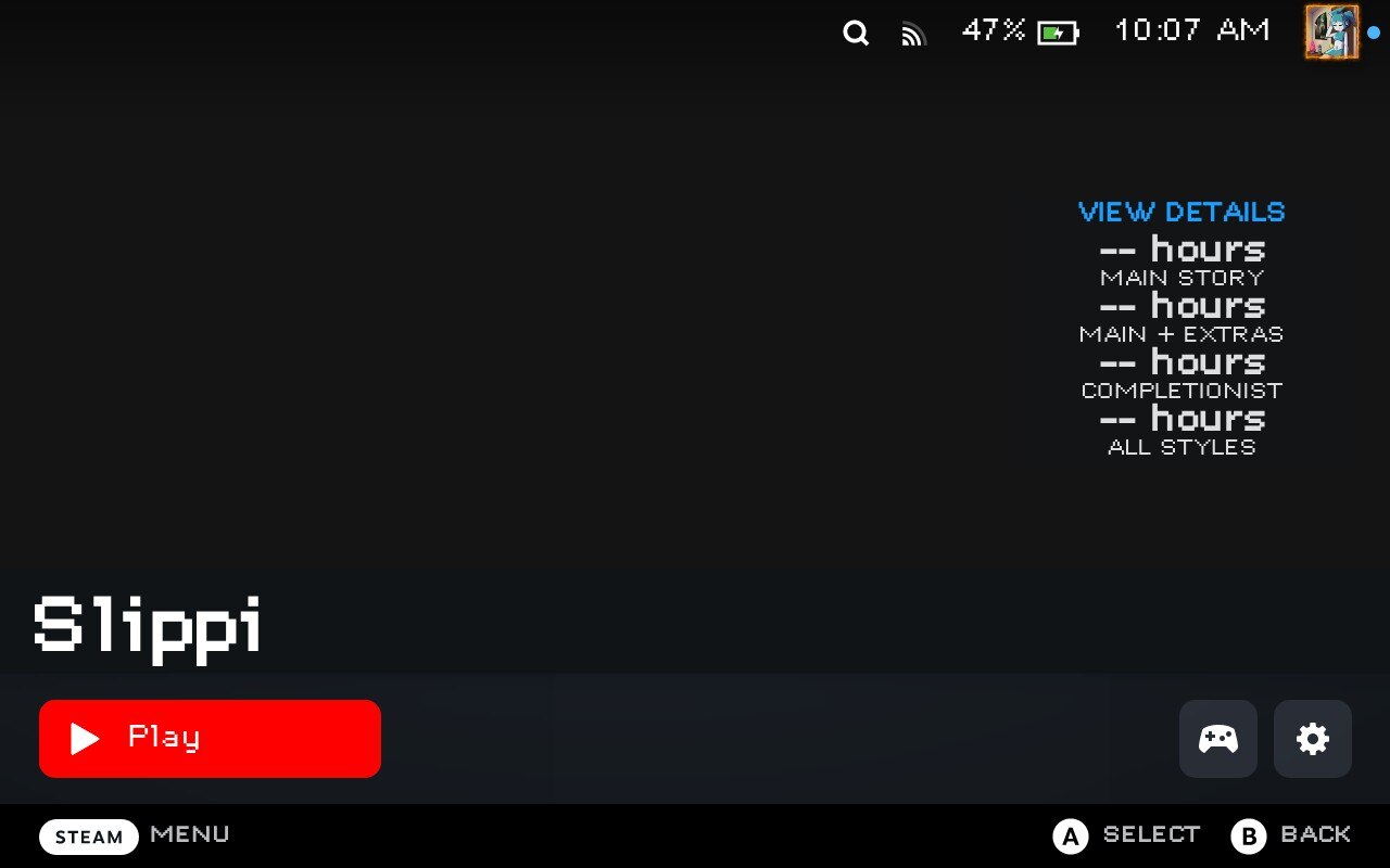 Slippi on Steam without artwork