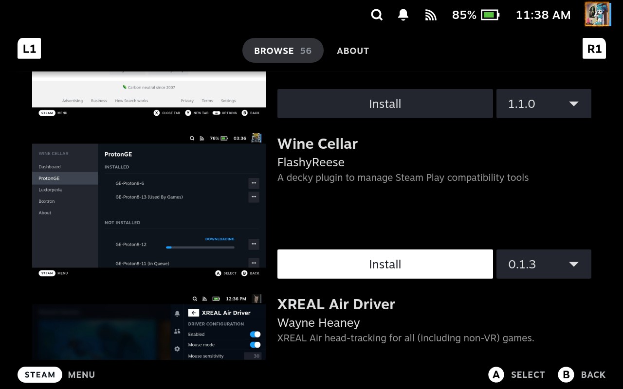 Wine Cellar in Plugin Store