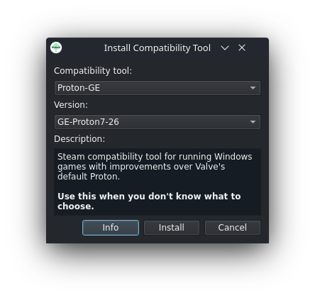 protonup-qt adding new version of ge-proton