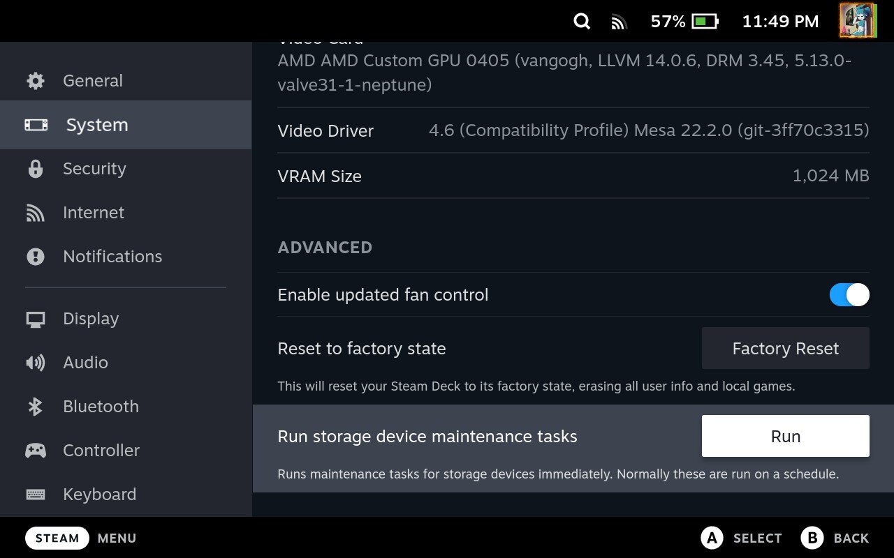 Run TRIM manually in SteamOS