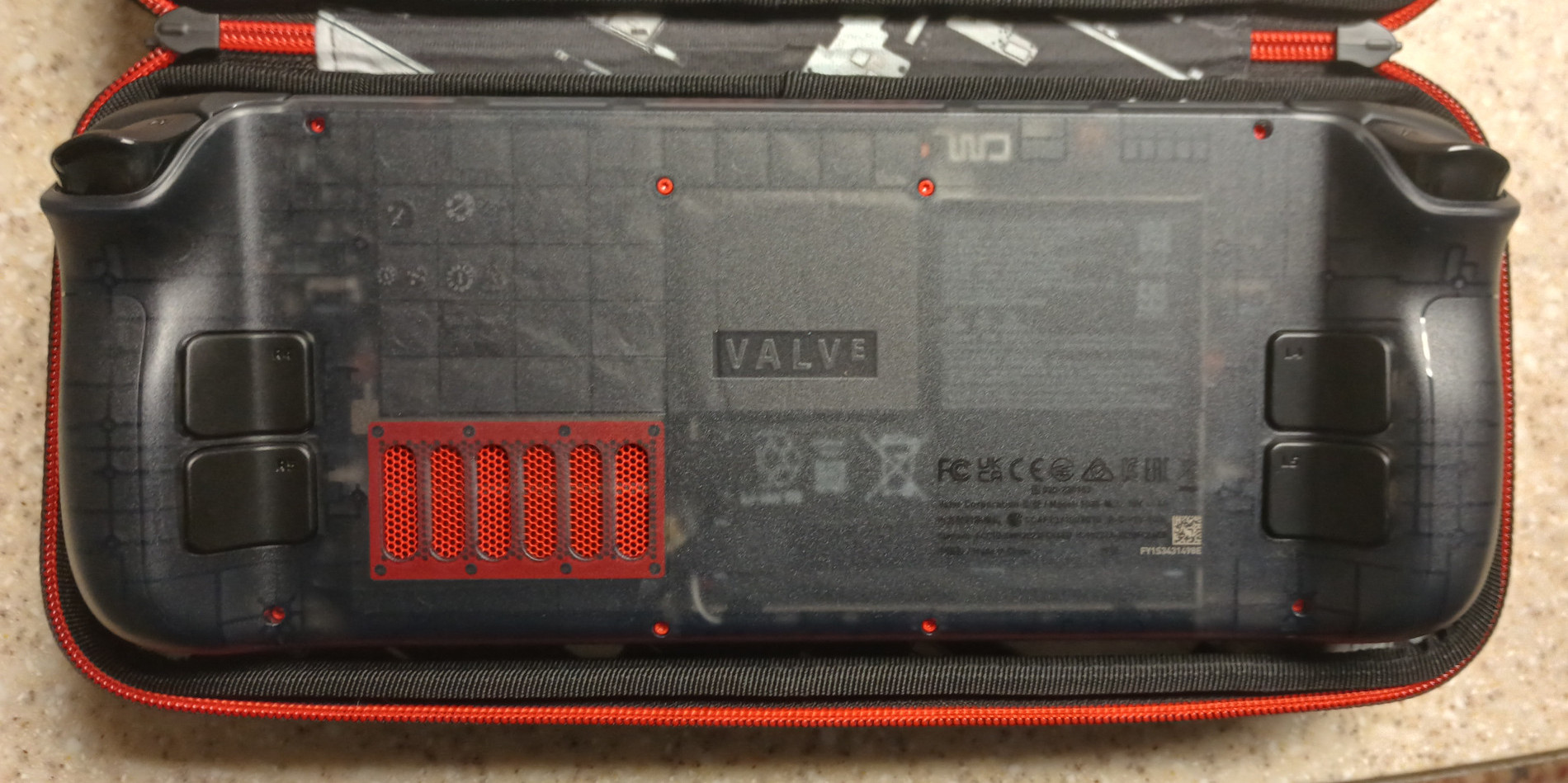 Steam Deck OLED LE - back side