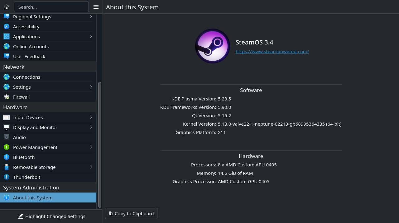 plasma on steamos 3.4