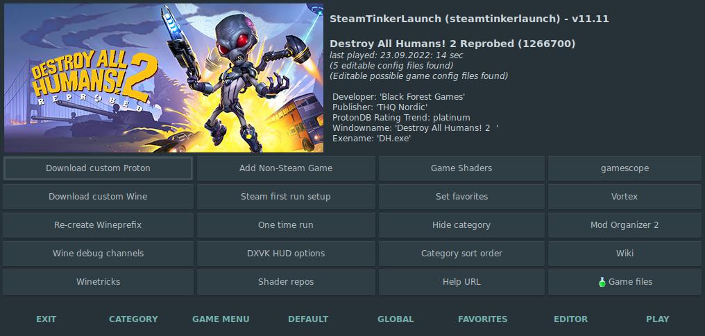 SteamTinkerLaunch 11.11 '!Elfeins' Allows Capturing of OpenGL/Vulkan Games, Brings Steam Deck Improvements
