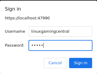 Sunshine logging in