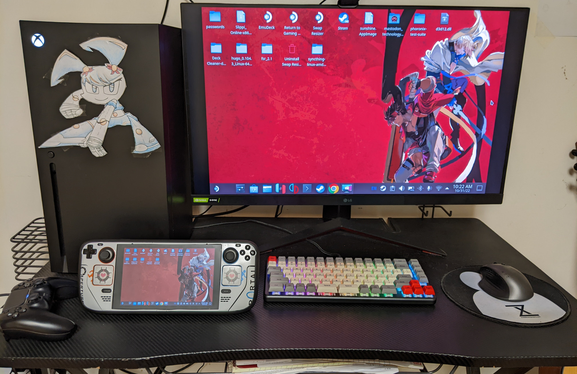 Streaming my Deck’s desktop