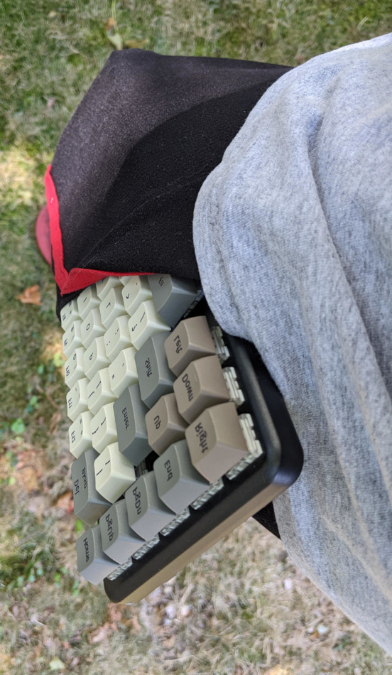launch lite in a shorts pocket