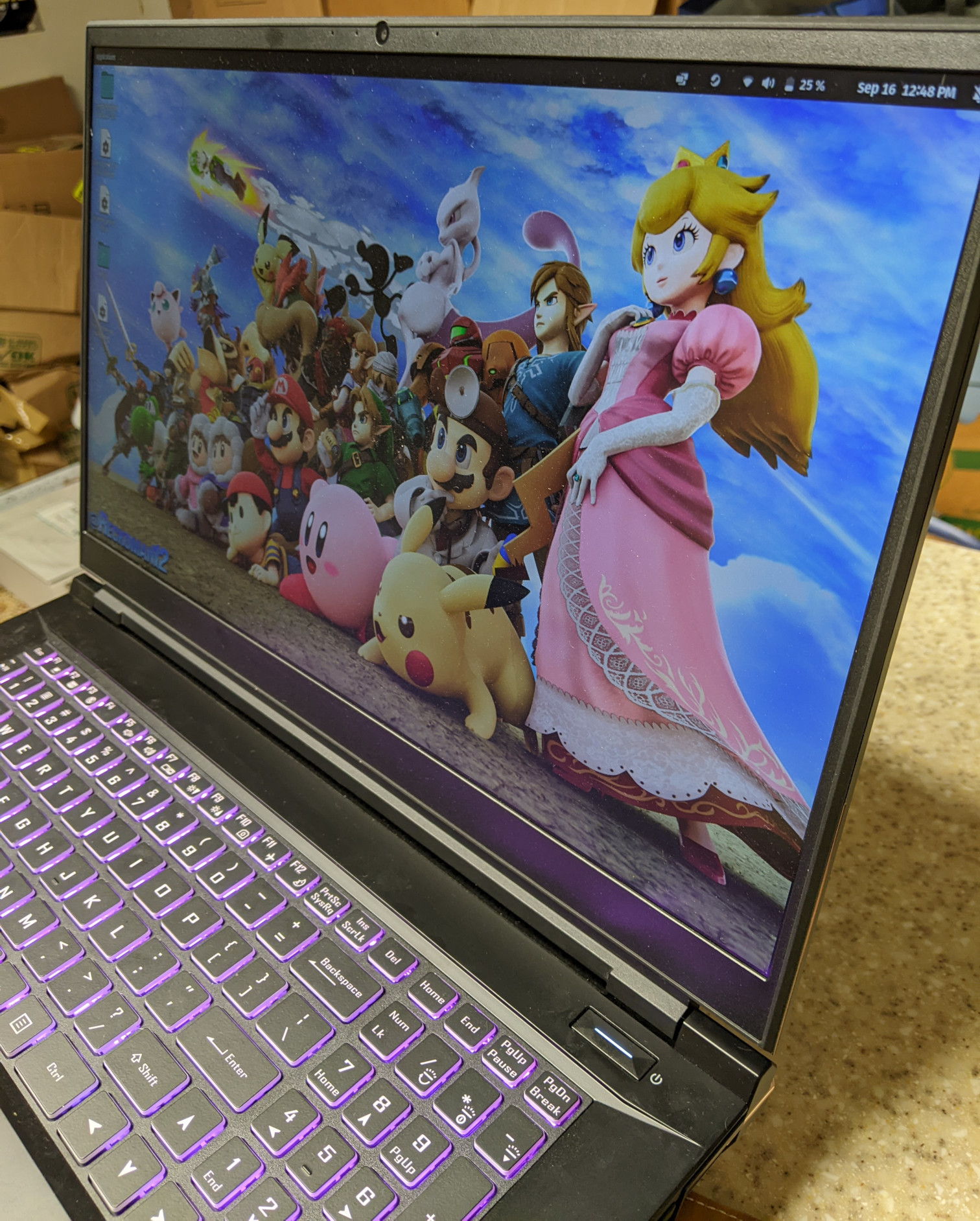 Oryx Pro screen right side