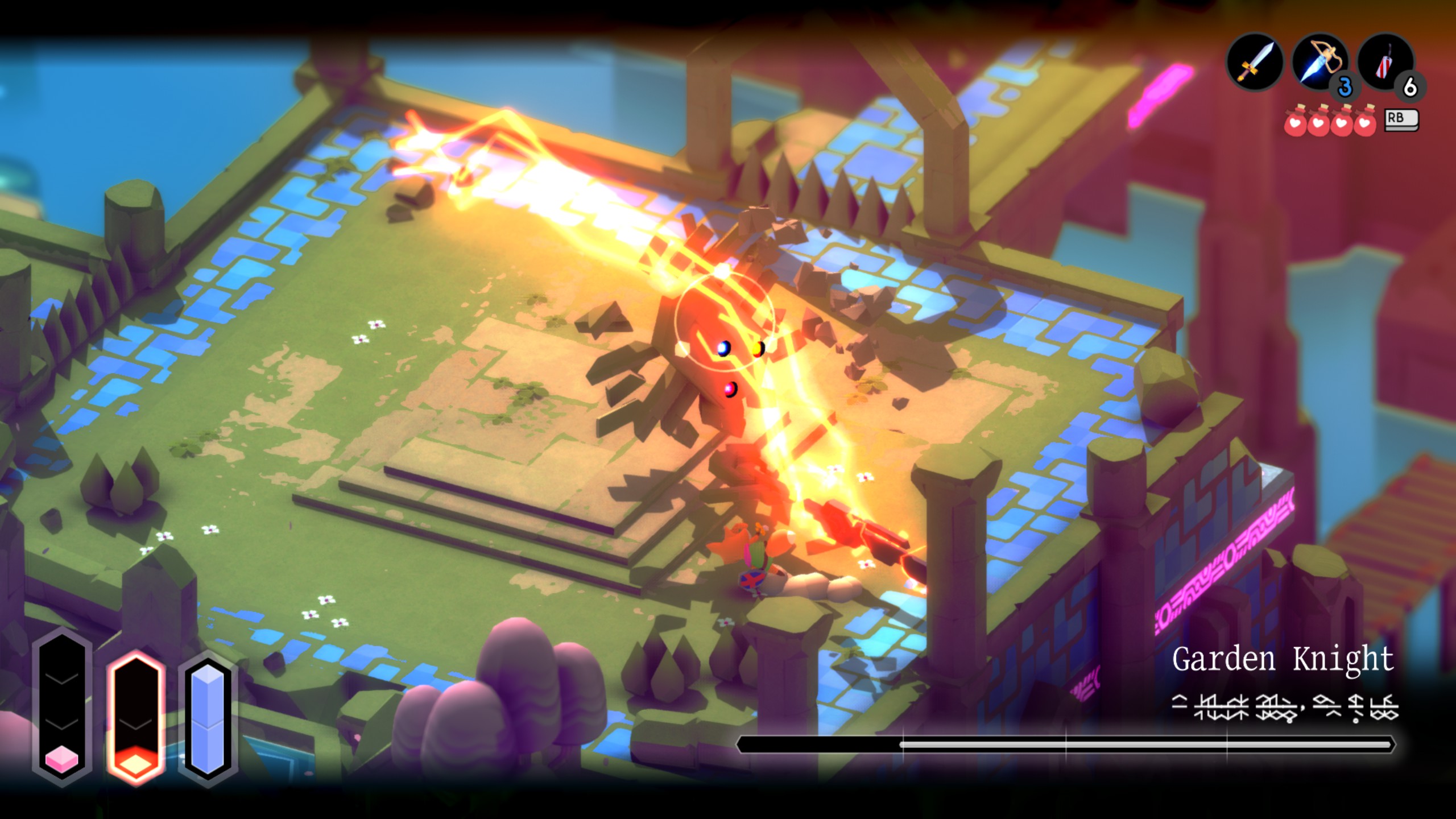 tunic boss fight