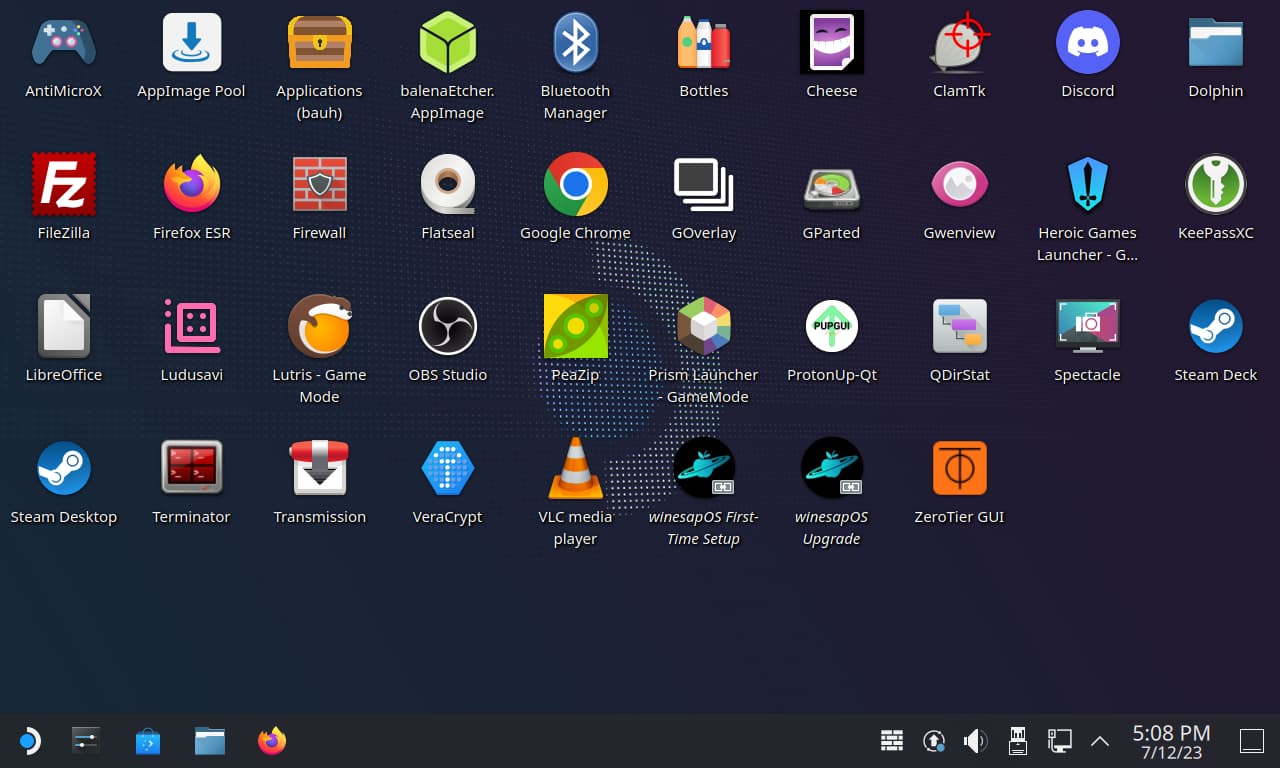Cover Image WinesapOS 3.3.0 Adds Support for the Steam Deck, Enables Vulkan GFX Pipeline Library by Default