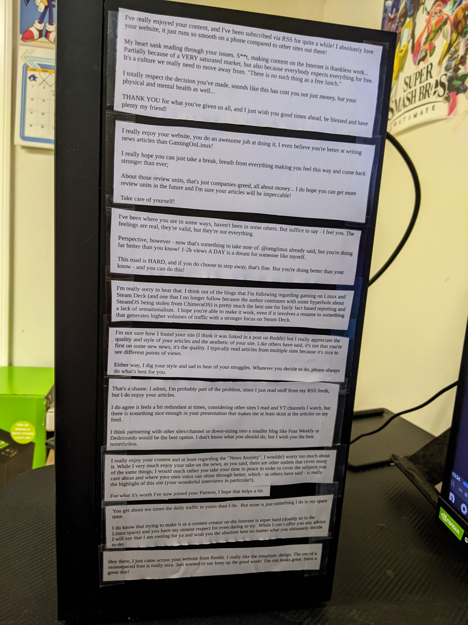 Xbox fridge comments - right side