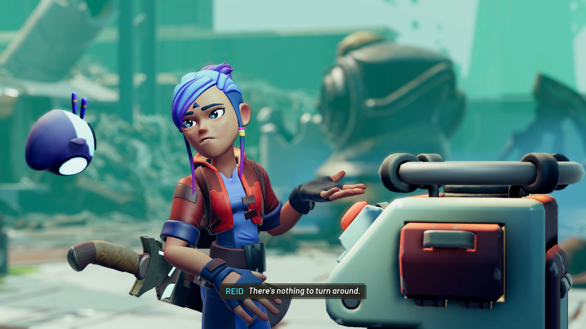 xel in-game cutscene